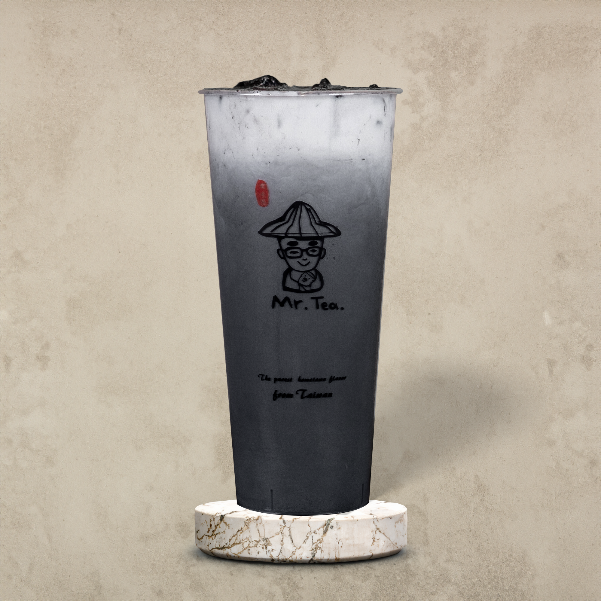Bamboo Charcoal Milk Tea